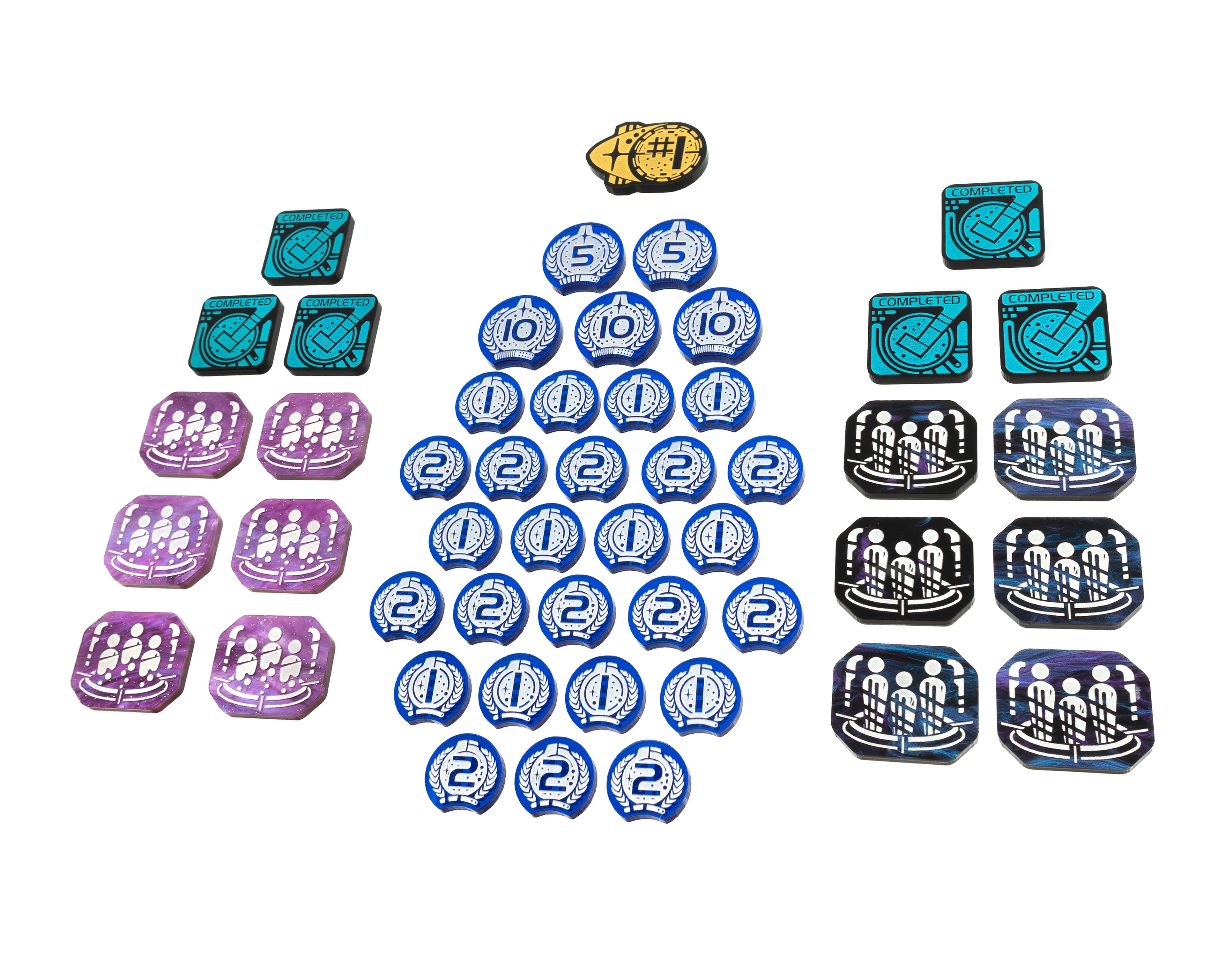 Star Trek: Captains Chair - Officer's Token Set