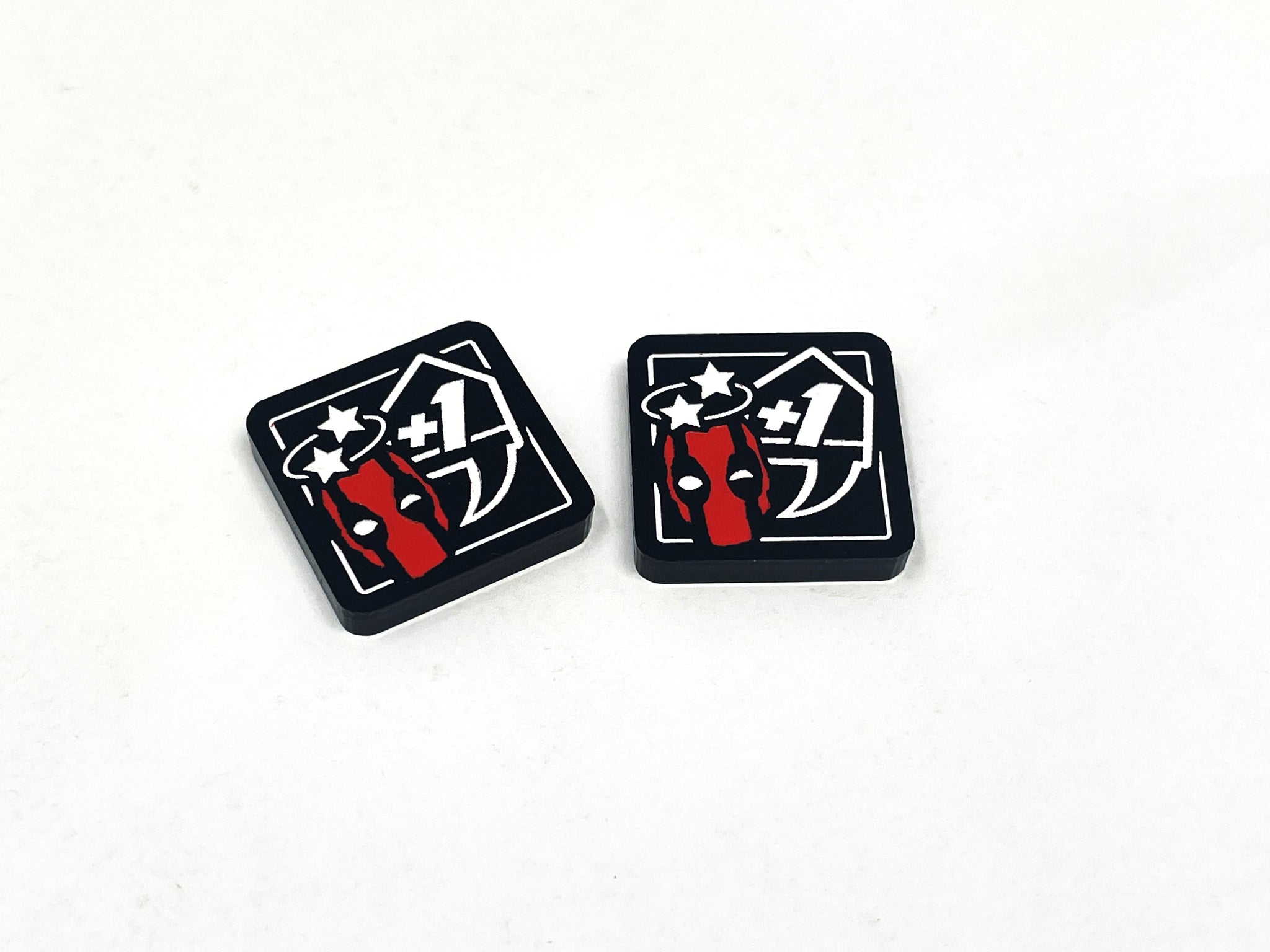 2 x Dead-celeration Tokens +1/+2 (double sided) for Marvel Champions LCG