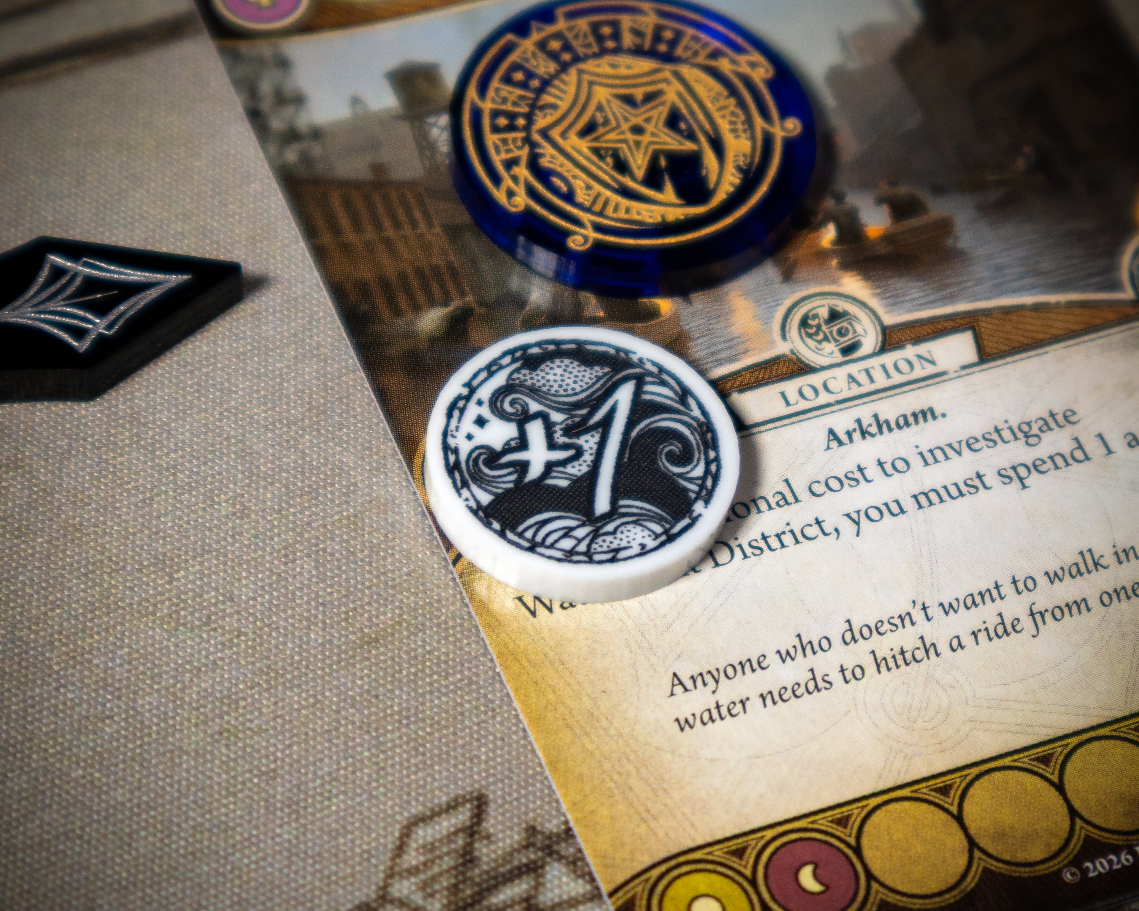 Shroud Modifier +1/+2 Tokens for Arkham Horror