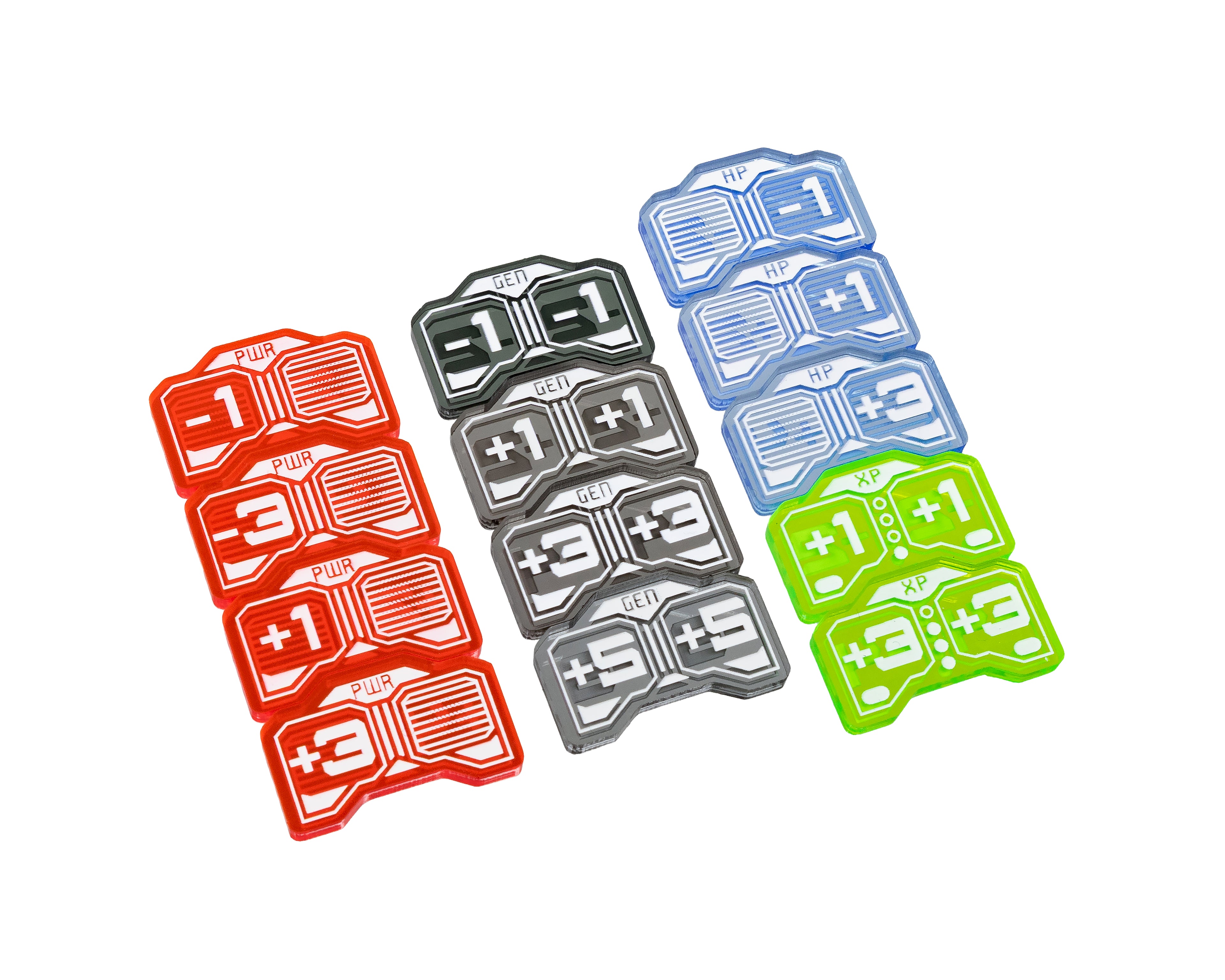 Stat Modifier Tokens (sold individually)