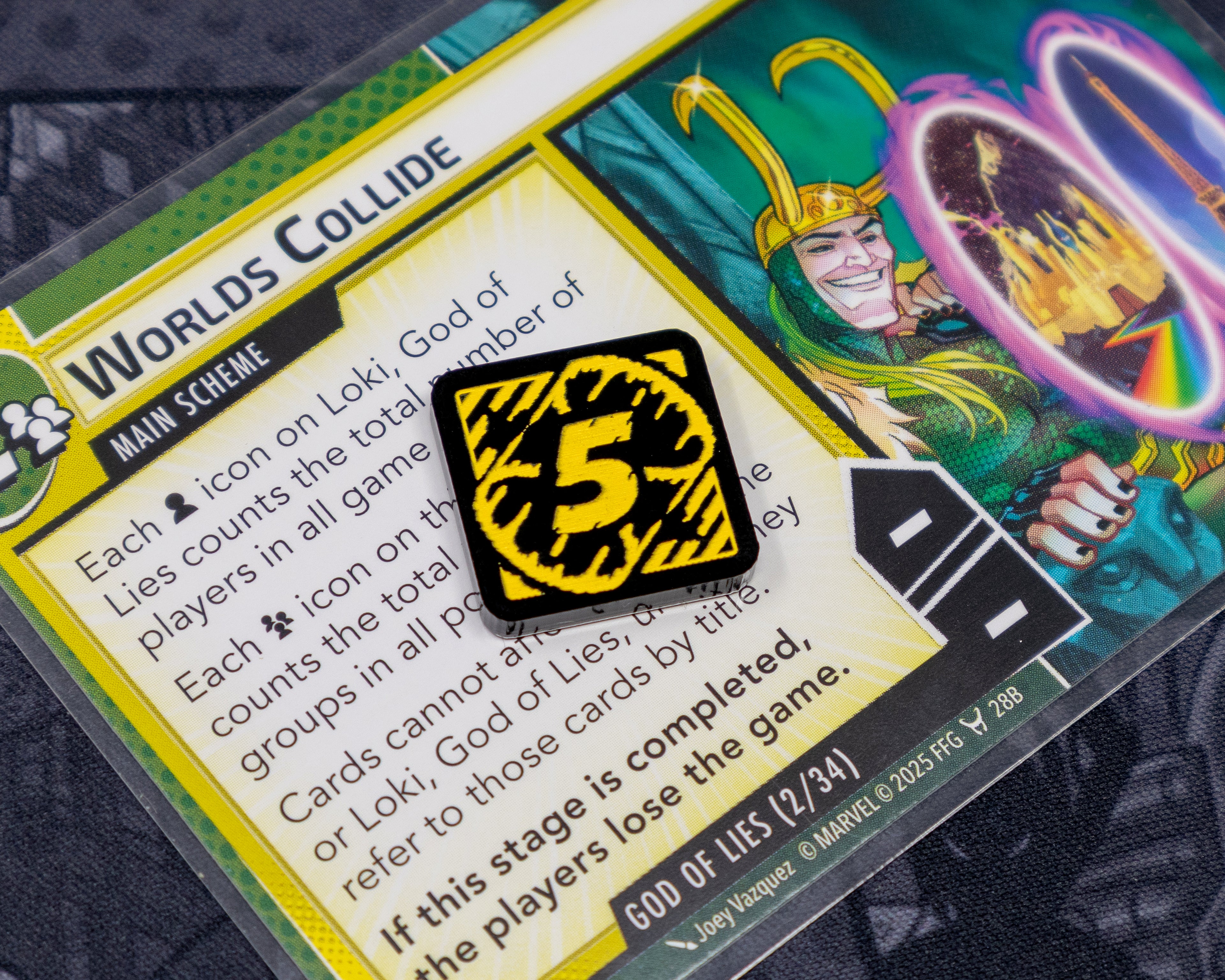 Worlds Collide Threat Tokens 5/10 - Loki
