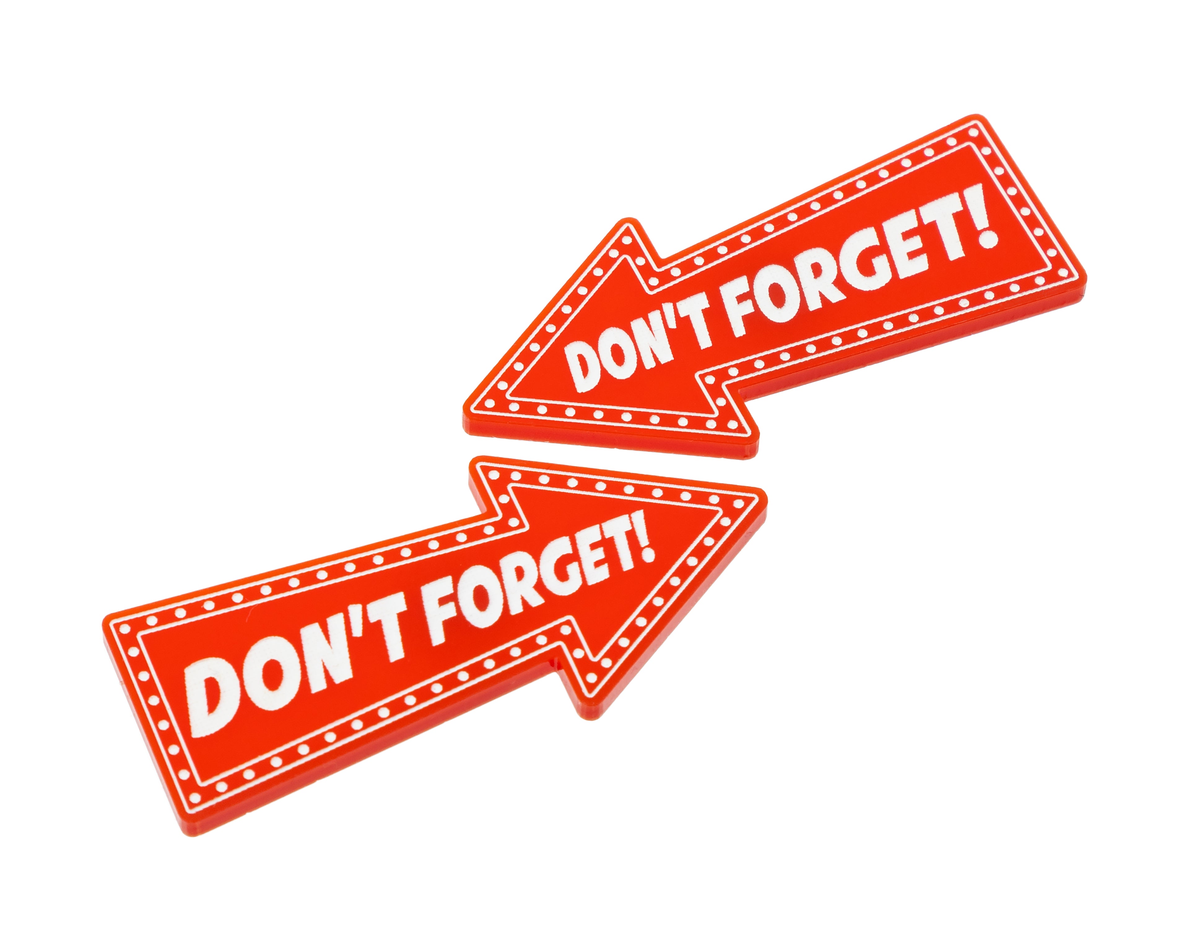 'Don't Forget!' Fridge Magnets