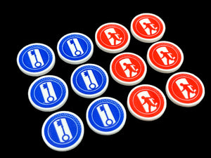 Objective Token Set (double sided) for Marvel Crisis Protocol