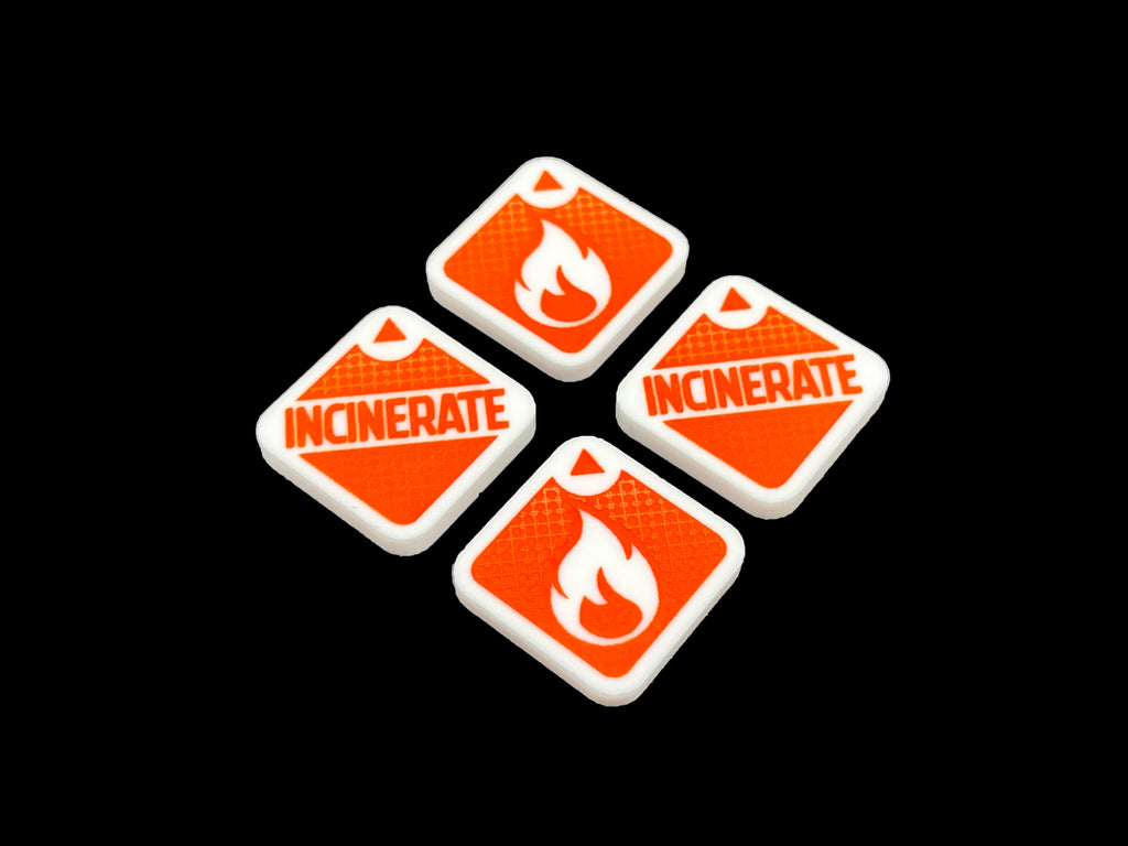 Incinerate Token Set (double sided) for Marvel Crisis Protocol
