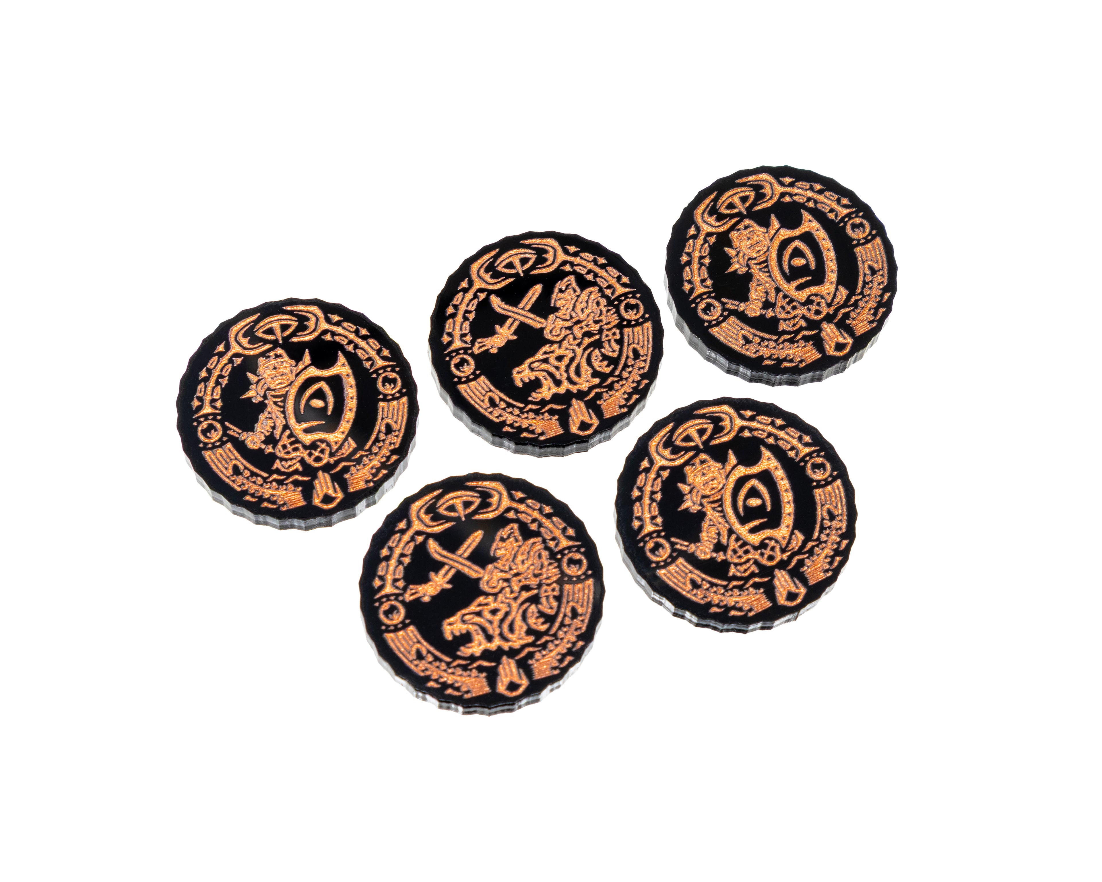 5 x Shadow Combat Tokens for War of the Ring - The Card Game