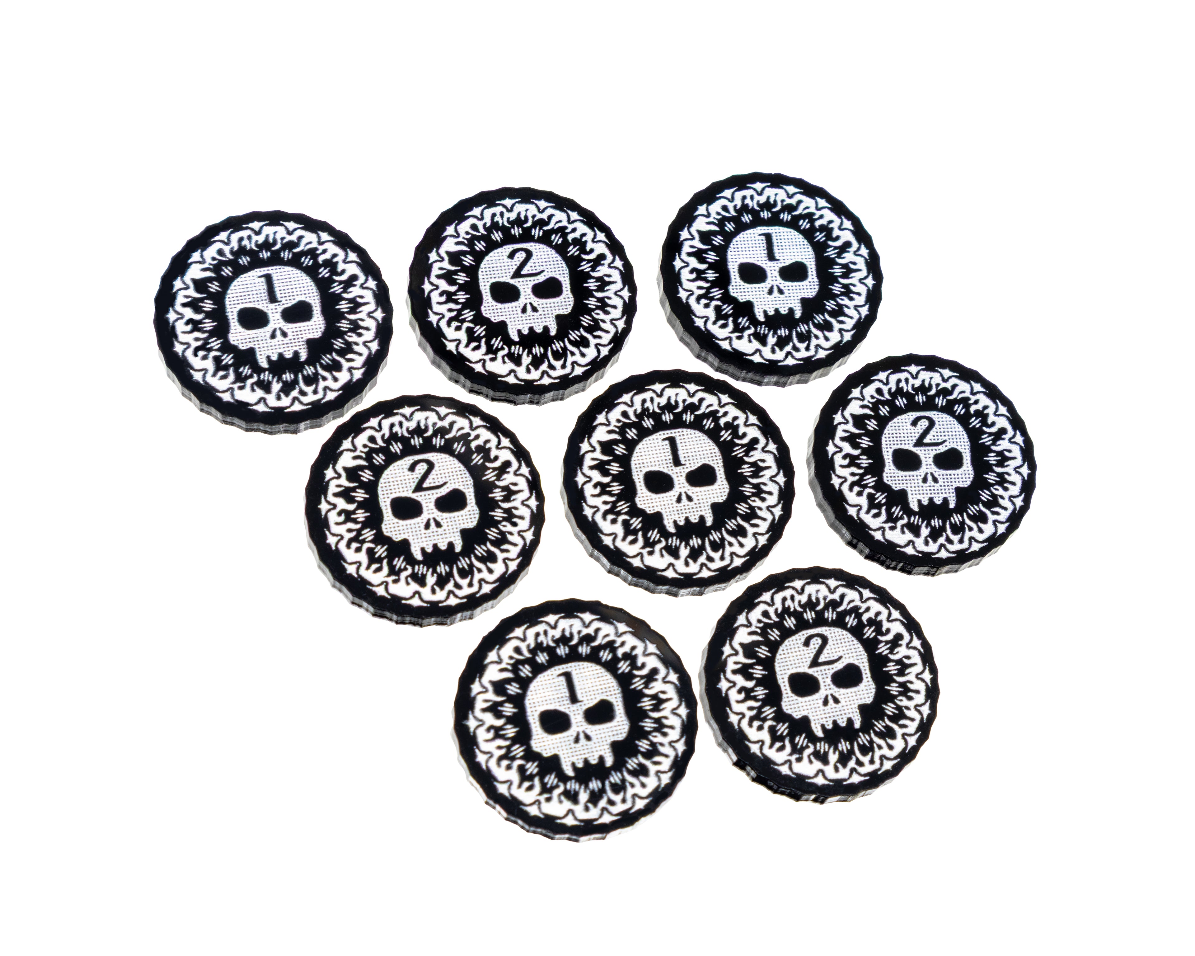 8 x Corruption Tokens for War of the Ring - The Card Game