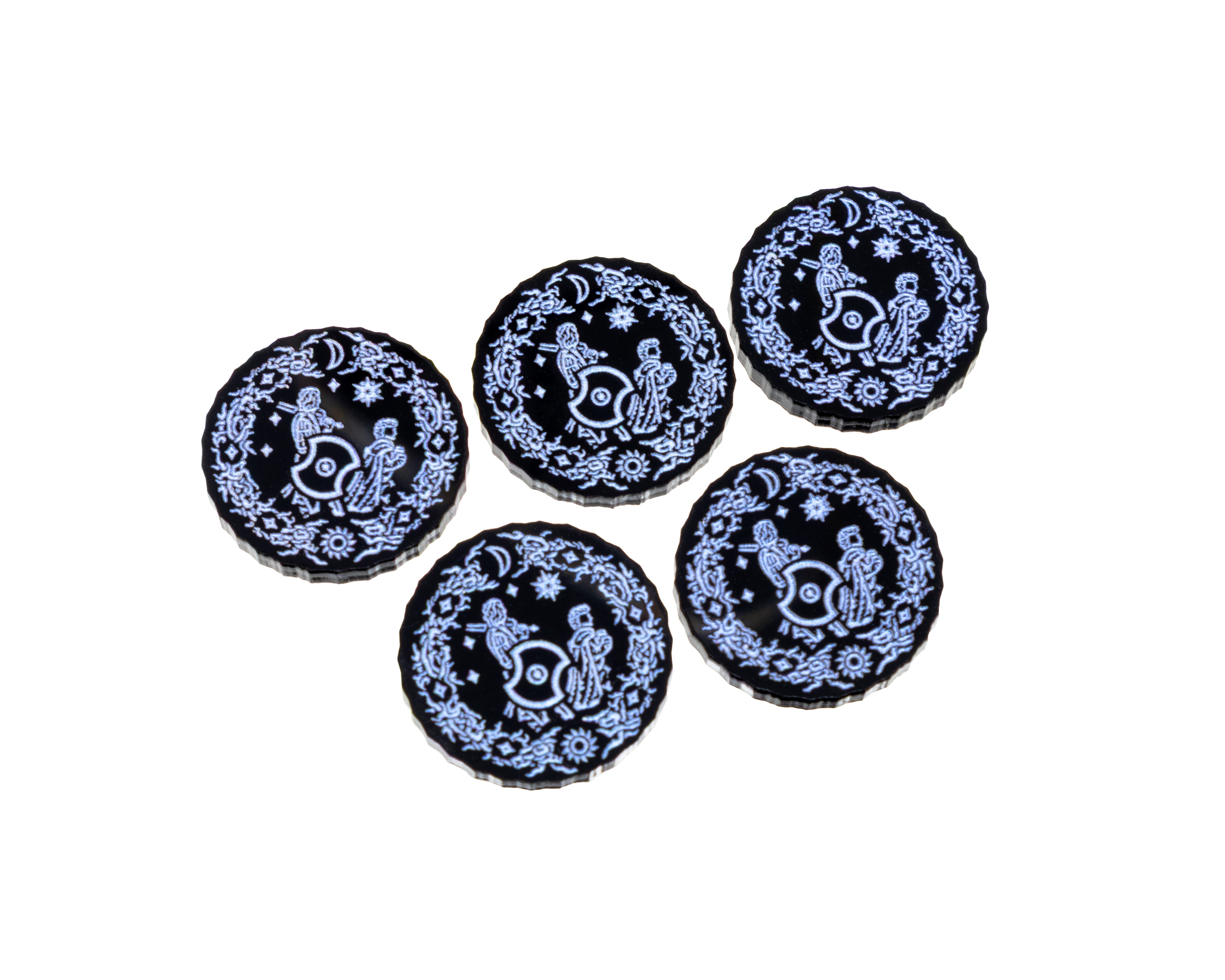 5 x Free Peoples Journey Tokens for War of the Ring - The Card Game