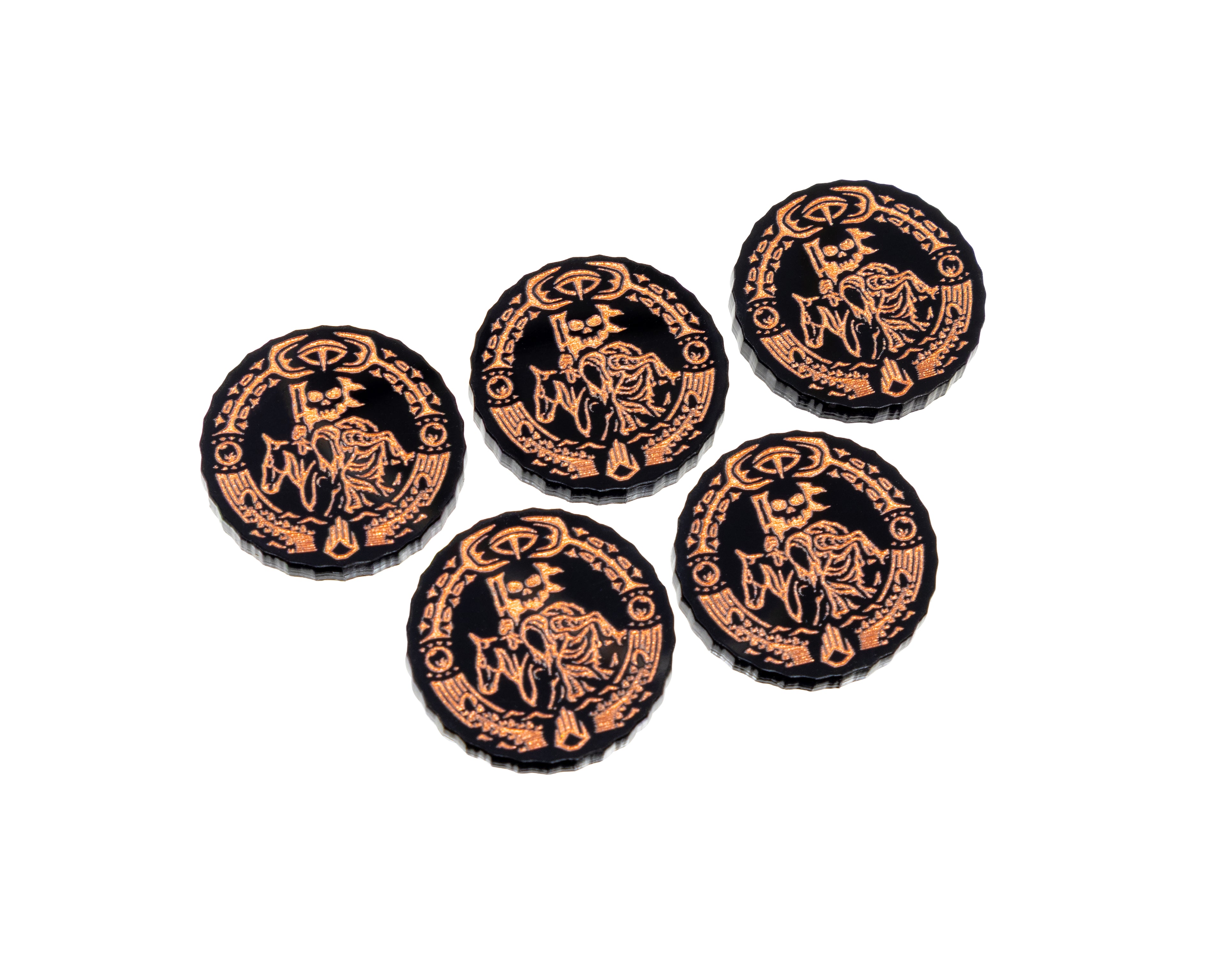 5 x Shadow Journey Tokens for War of the Ring - The Card Game