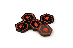 5 x Damage Tokens - Star Wars Outer Rim Compatible