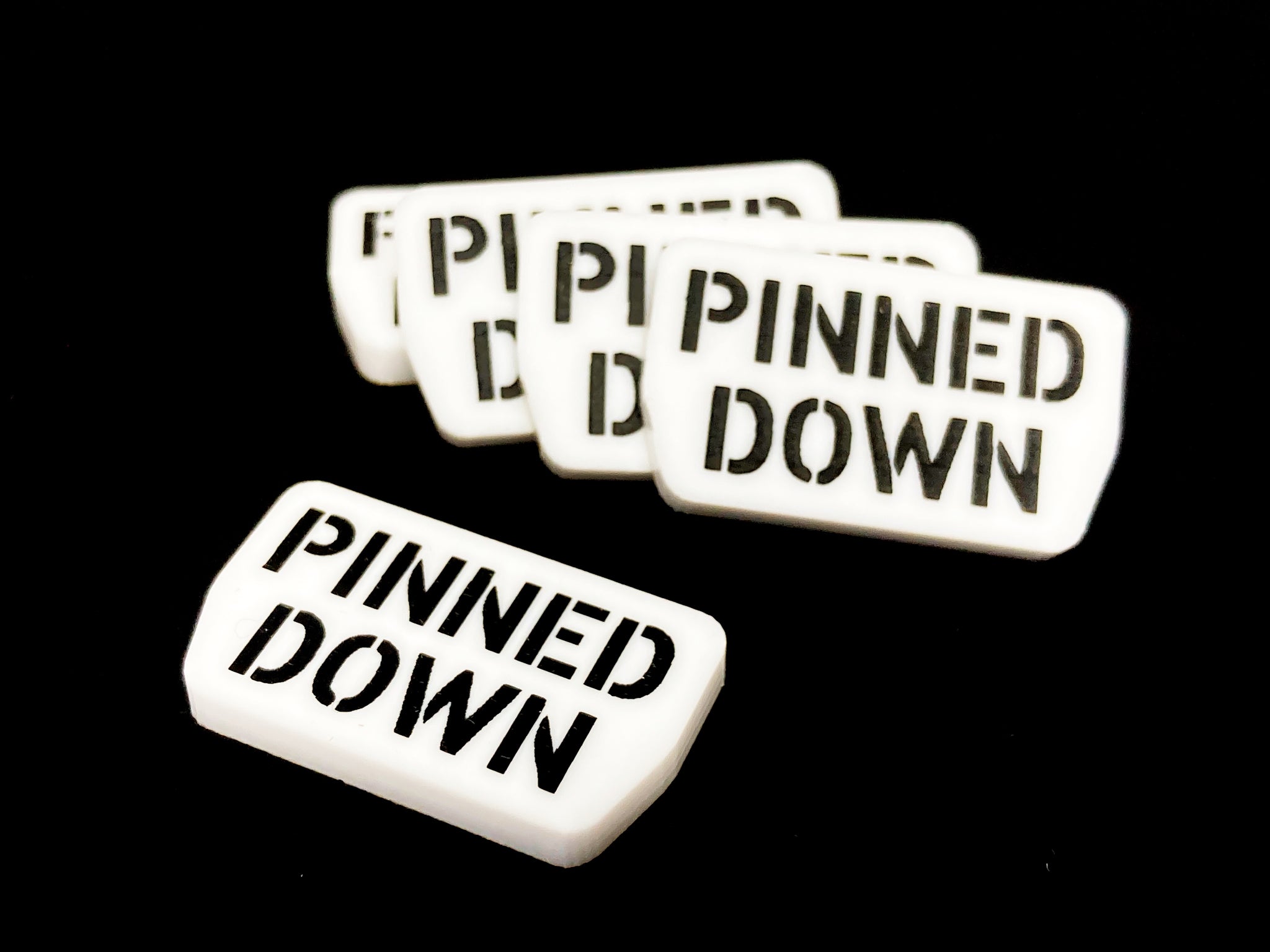 Battlegroup - Pinned Down Token Set - Double Sided