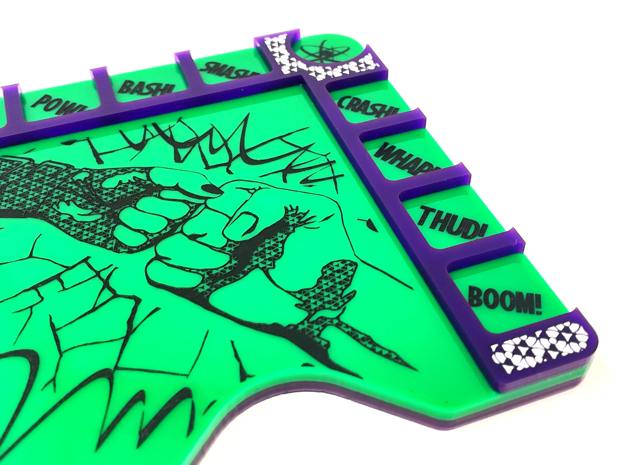 Hulk/She-Hulk Themed Hero board for Marvel Champions LCG compatible, (Tokens NOT Included)