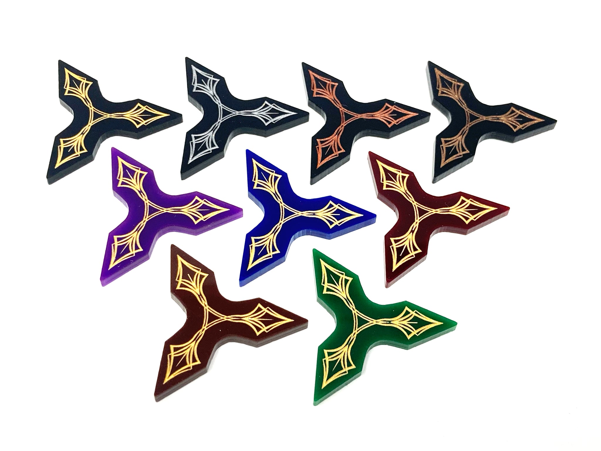 Three Way Path Marker for Arkham horror LCG compatible (double sided)