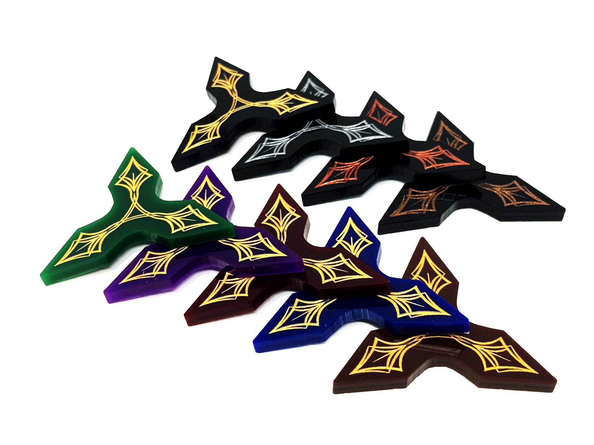 Three Way Path Marker for Arkham horror LCG compatible (double sided)