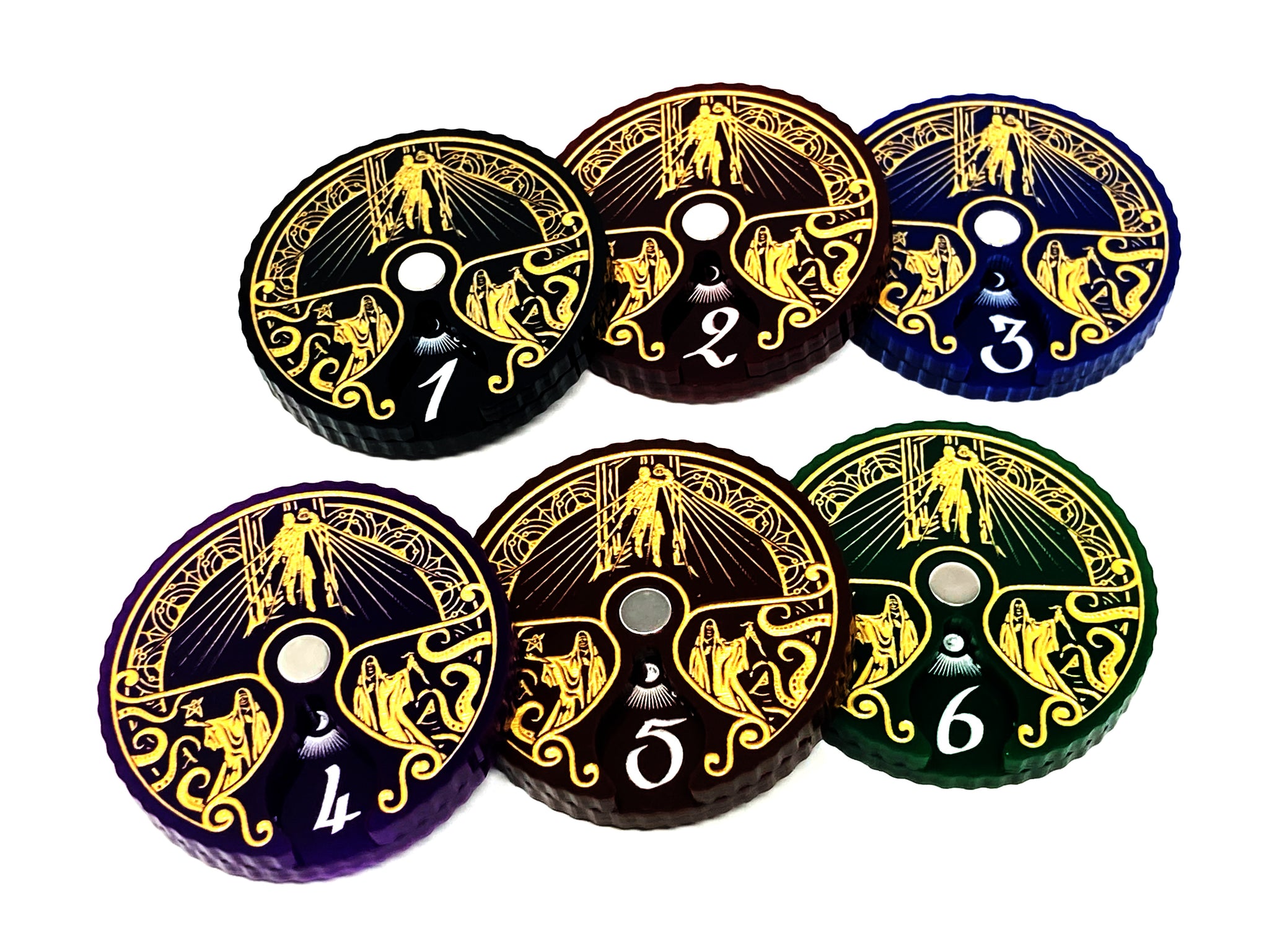 1 x Action Tracker Dial for Arkham Horror LCG