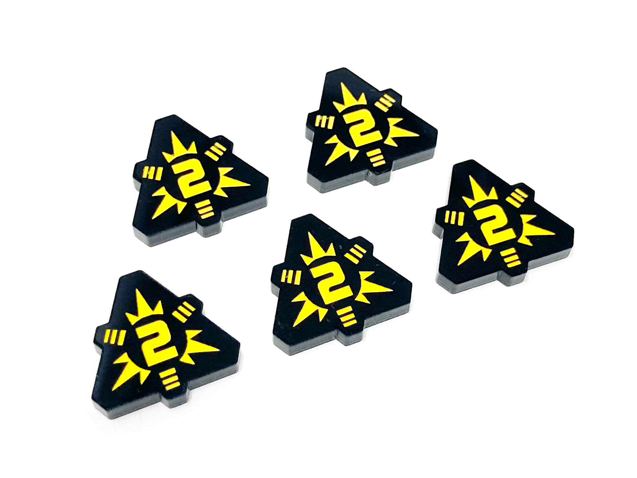 5 x 1/2 Suppression Tokens for SW Legion (double sided)