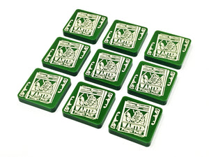 9 x Bounty Tokens for Arkham Horror LCG (double sided)