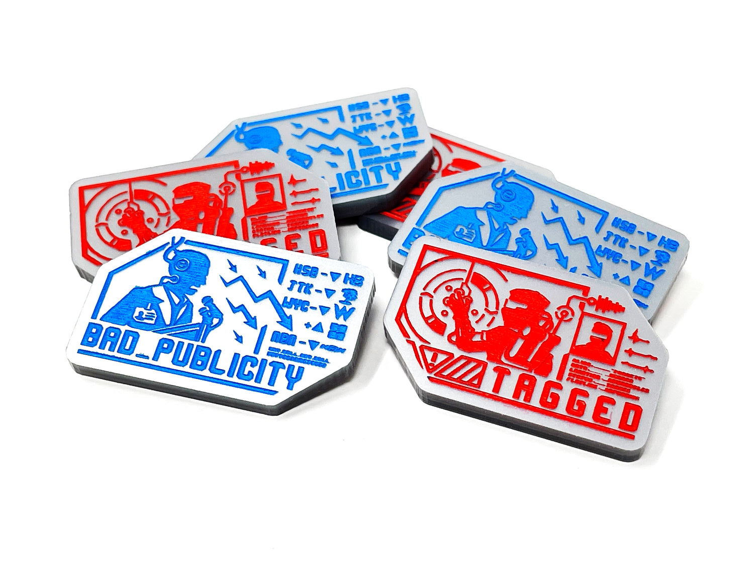 Click Tracker and Token Set for Netrunner LCG