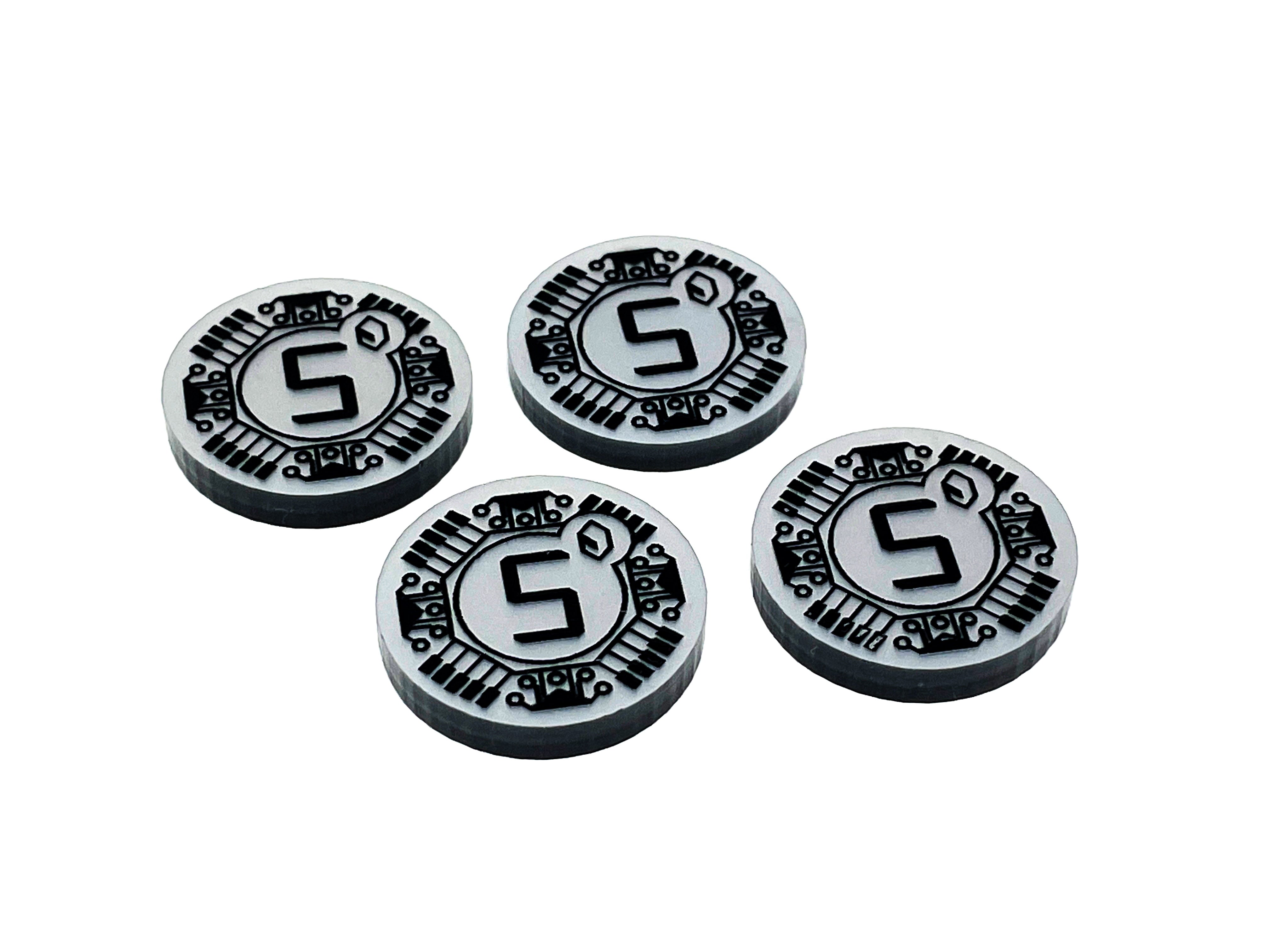 Credits Netrunner 5/10 Credit Token Set for Netrunner LCG