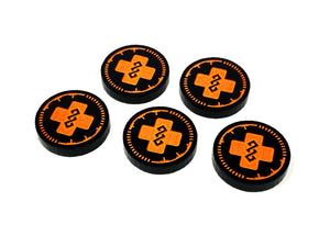 5 x Injured - Tactical Operations Tokens for Kill Team 2021