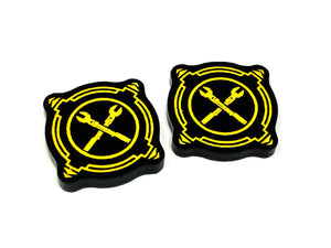 2 x Modification Charge Tokens - Black Series (Double Sided)