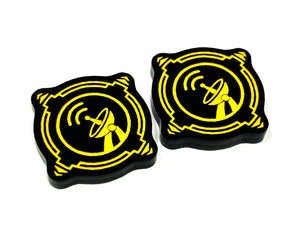 2 x Sensor Charge Tokens - Black Series (Double Sided)