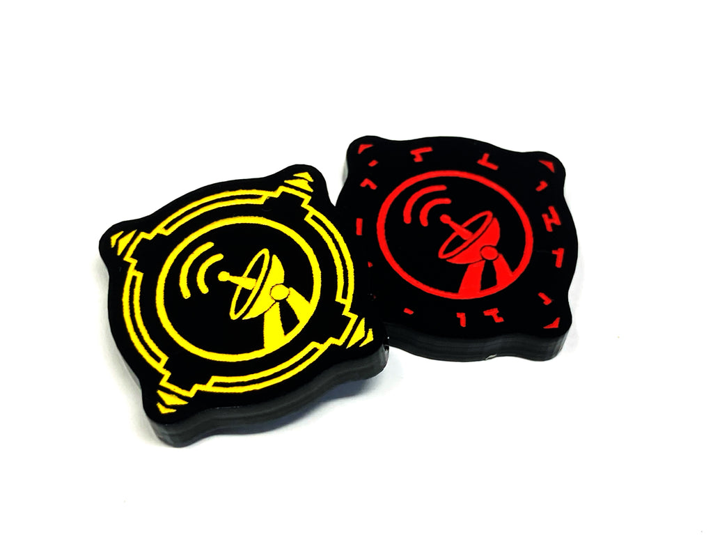 2 x Sensor Charge Tokens - Black Series (Double Sided)