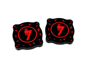 2 x Illicit Charge Tokens - Black Series (Double Sided)