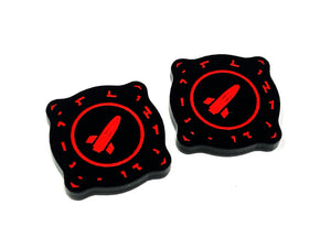 2 x Missile Charge Tokens - Black Series (Double Sided)