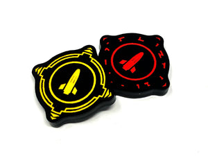 2 x Missile Charge Tokens - Black Series (Double Sided)