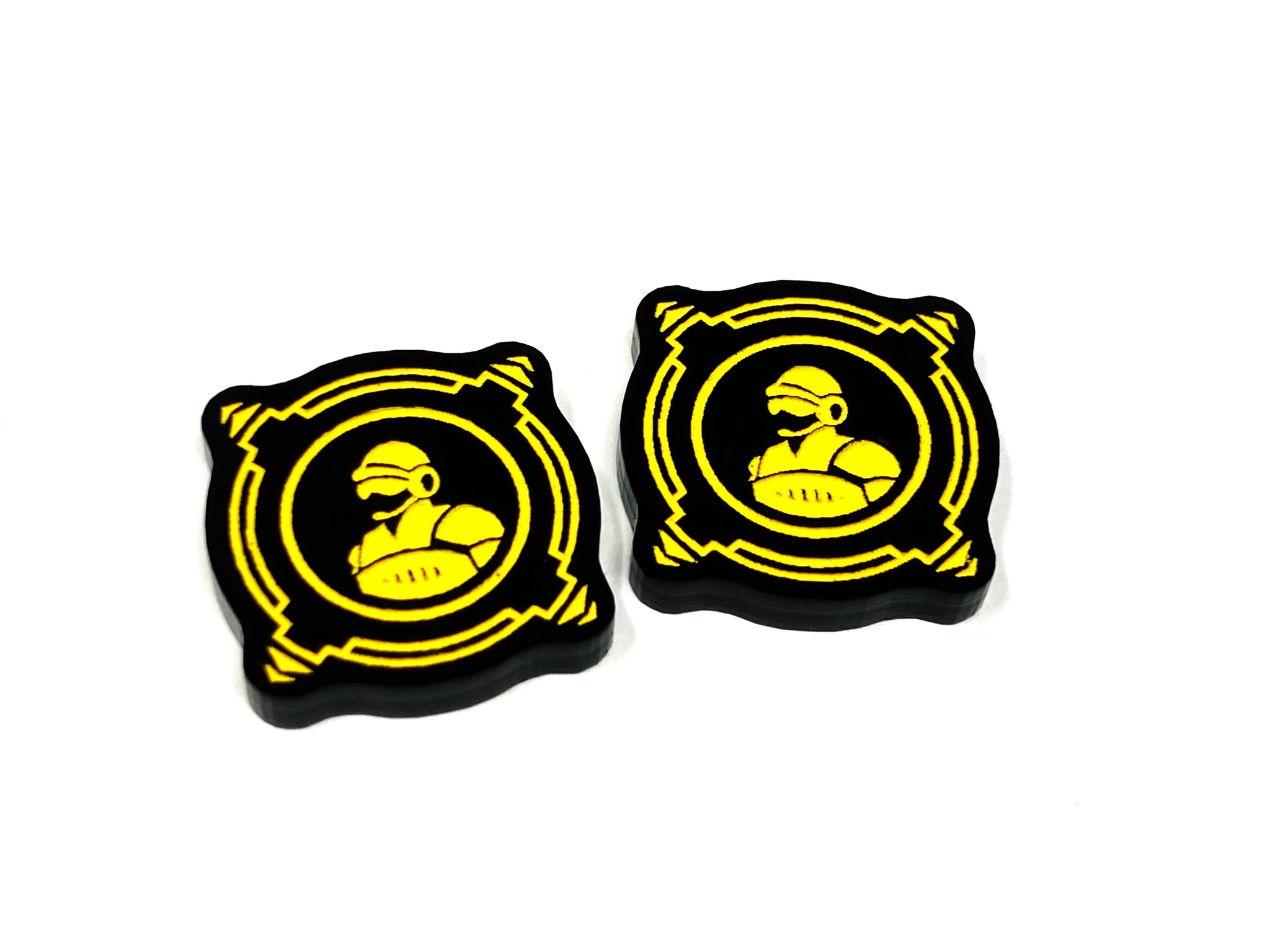 2 x Crew Charge Tokens - Black Series (Double Sided)