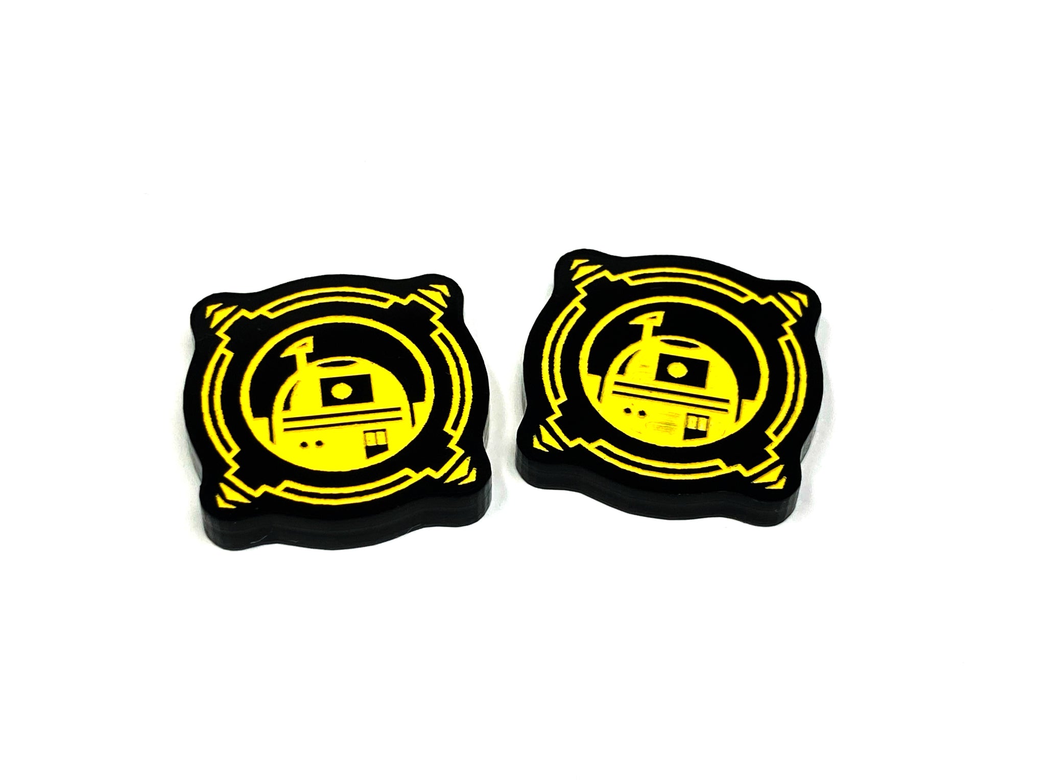2 x Astromech Charge Tokens - Black Series (Double Sided)