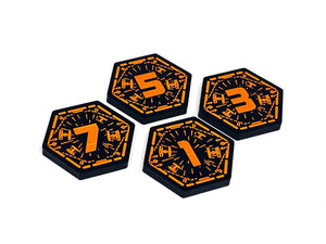 4 x Initiative Tokens for Star Wars X-wing 2.5