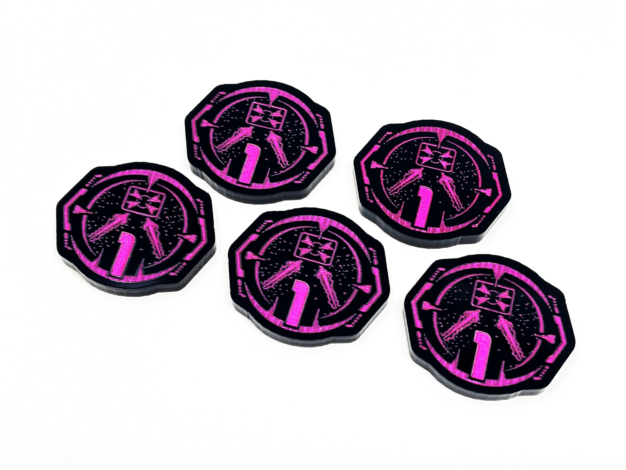 5 x Damage Tokens for Star Wars The Deck Building Game
