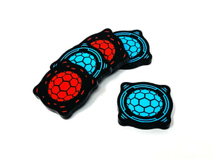 5 x Shield Tokens - Black Series (Double Sided)
