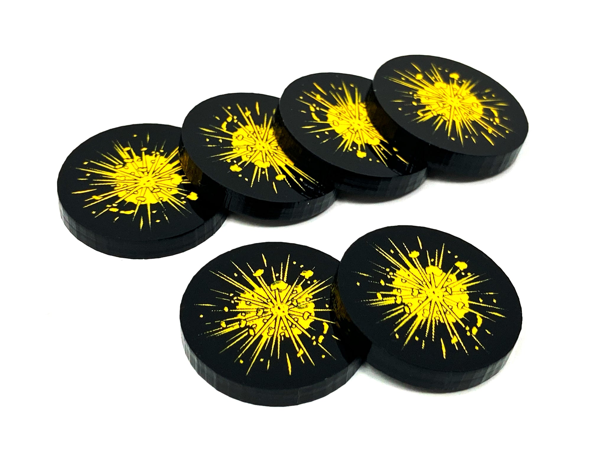 6 x Single damage tokens for Star Wars Rebellion