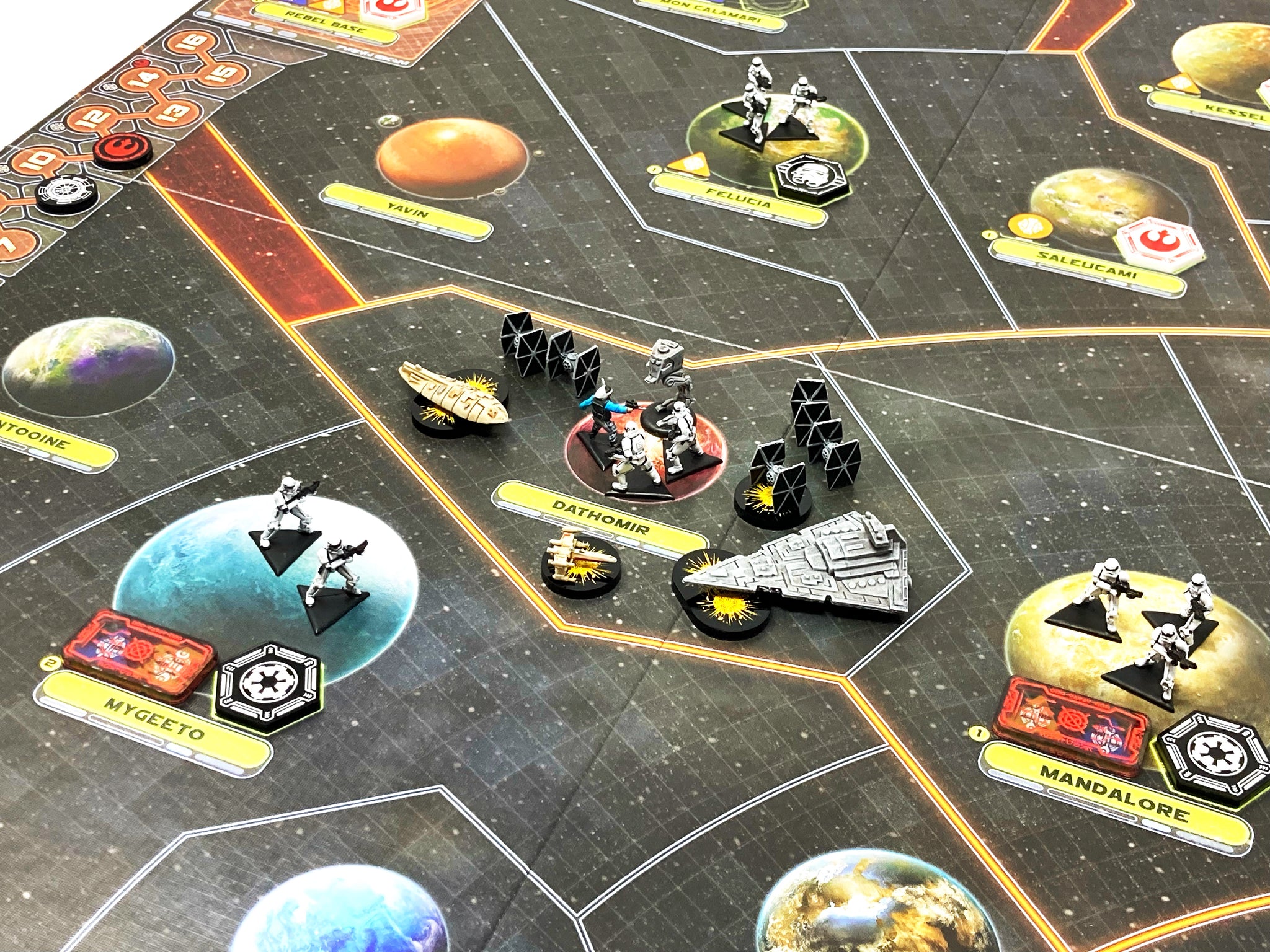 4 x Double Damage tokens for Star Wars Rebellion
