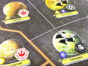 6 x Rebel Loyalty tokens for Star Wars Rebellion