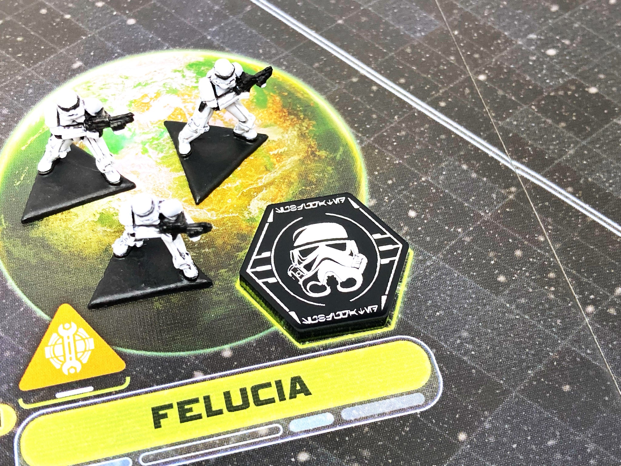6 x Imperial Loyalty / Subjugation tokens for Star Wars Rebellion