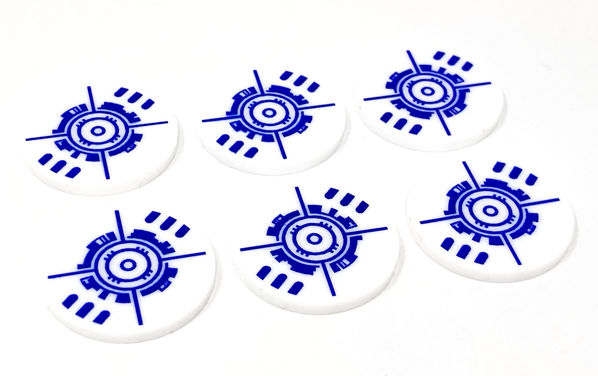 6 x Objective tokens (double sided) for SW Legion