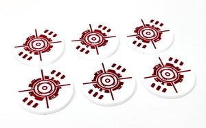 6 x Objective tokens (double sided) for SW Legion