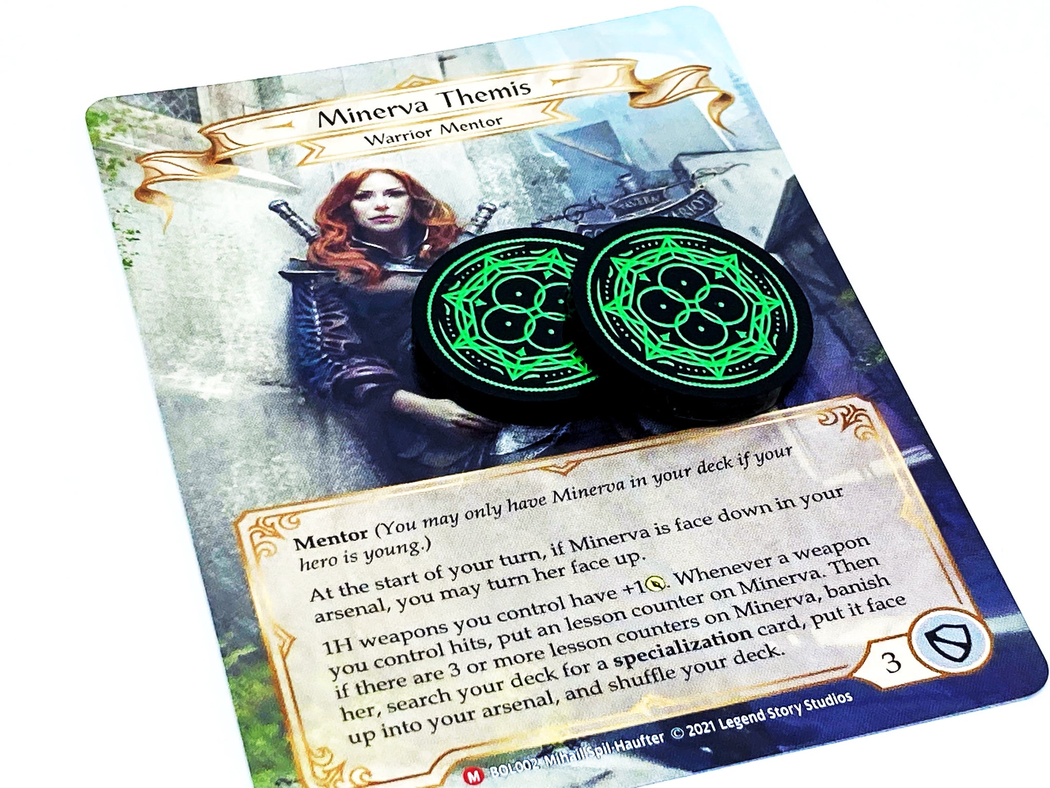 2 x Usage Tokens (double sided) for Flesh and Blood TCG