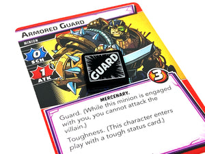 2 x Guard Tokens (double sided) for Marvel Champions LCG