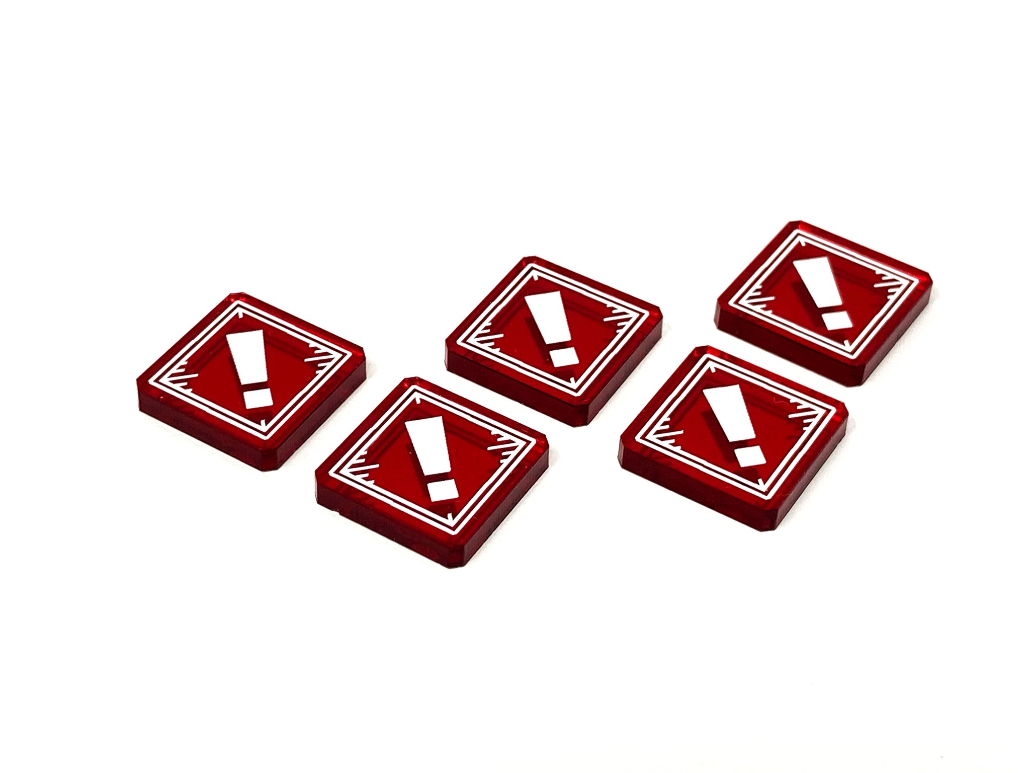 5 x Stress Tokens - Mirror Series (Single Sided)