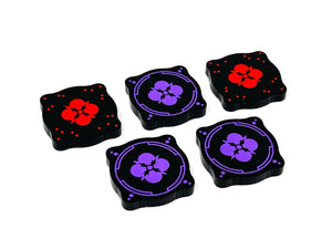 5 x Force Tokens - Black Series (Double Sided)