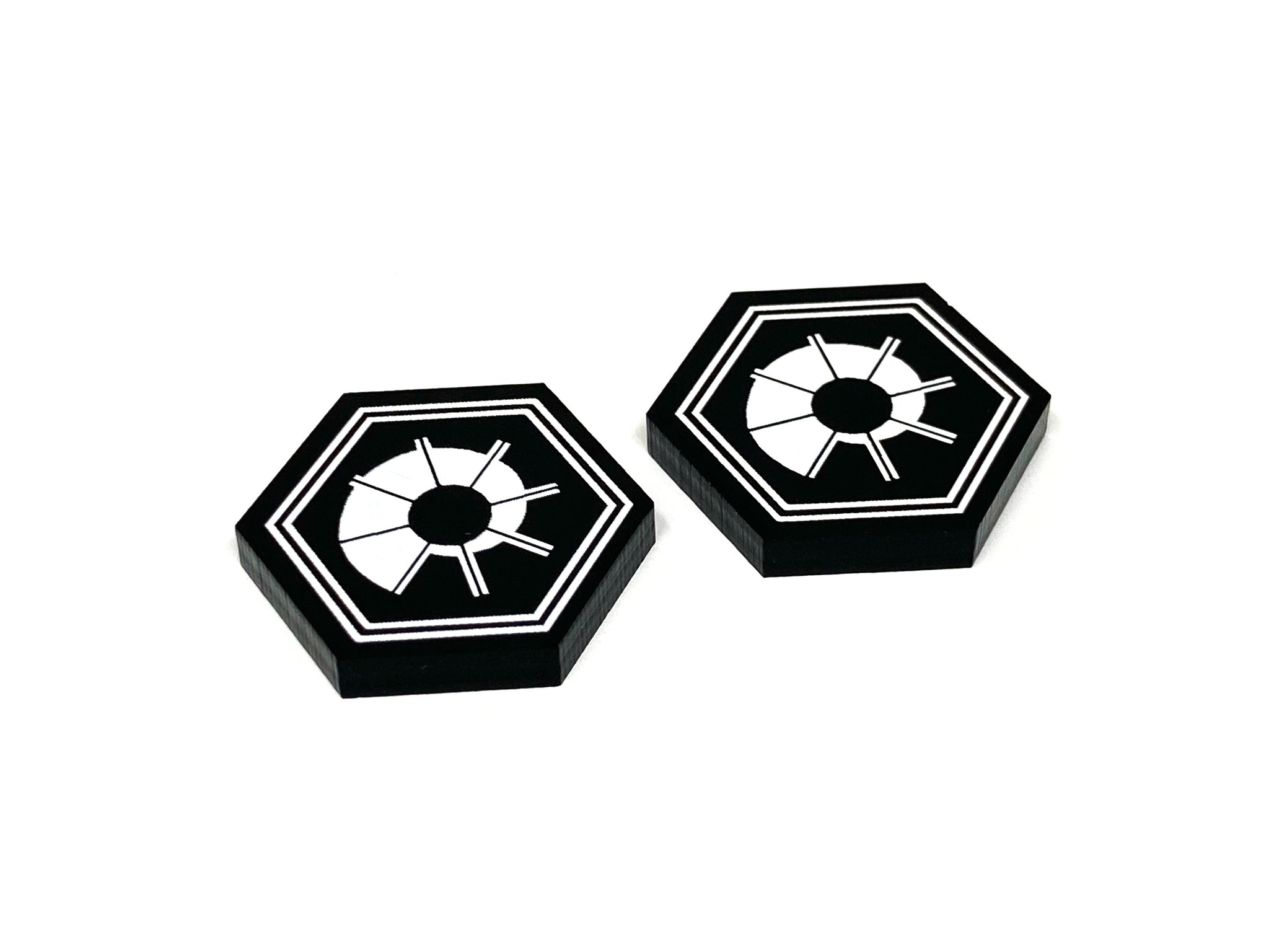 2 x Fuse Tokens - Black Series (Single Sided)