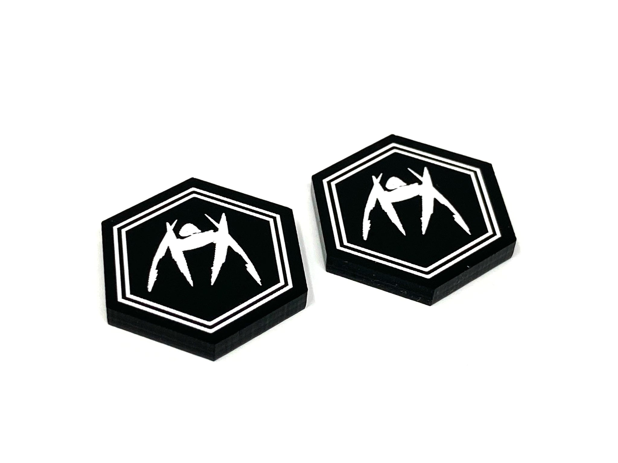 2 x Grappling/Landing Strut Tokens - Black Series (Double Sided)
