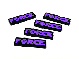5 x Force Tokens - Text Series (Double Sided)