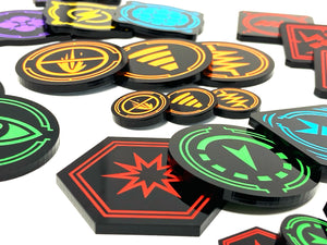 Over-Sized Tokens - Star Wars X-wing compatible