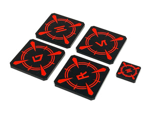 4 x Over-sized Target Locks Tokens