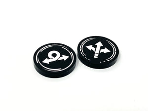2 x Boost And Barrel Roll Tokens (double sided)